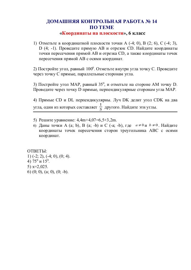 [PUNIQRANDLINE-(au-dating-names.txt) 42 Контрольная работа 14 по теме координатная плоскость 1855